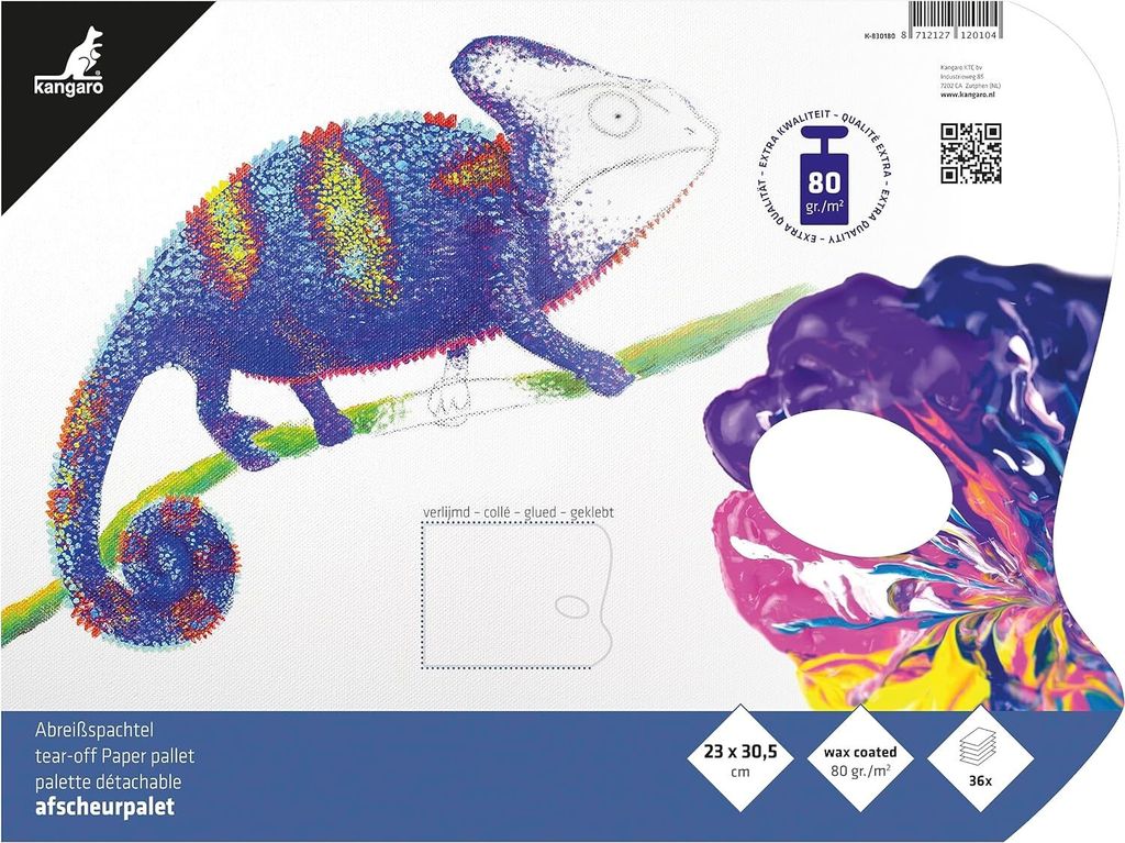 kangaro Abreißpalette 36 Blatt 80 g/qm 230 x 305 mm weiß