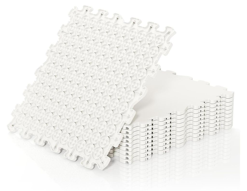 COSTWAY 10er Set Hockey-Bodenmatte 46,5x46,5cm, Dryland Produktbild 