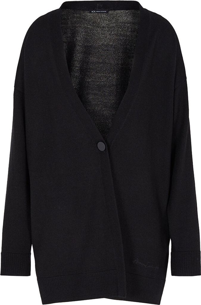Armani Exchange 6dye1j_yme3z Strickjacke Schwarz XS Frau Produktbild 