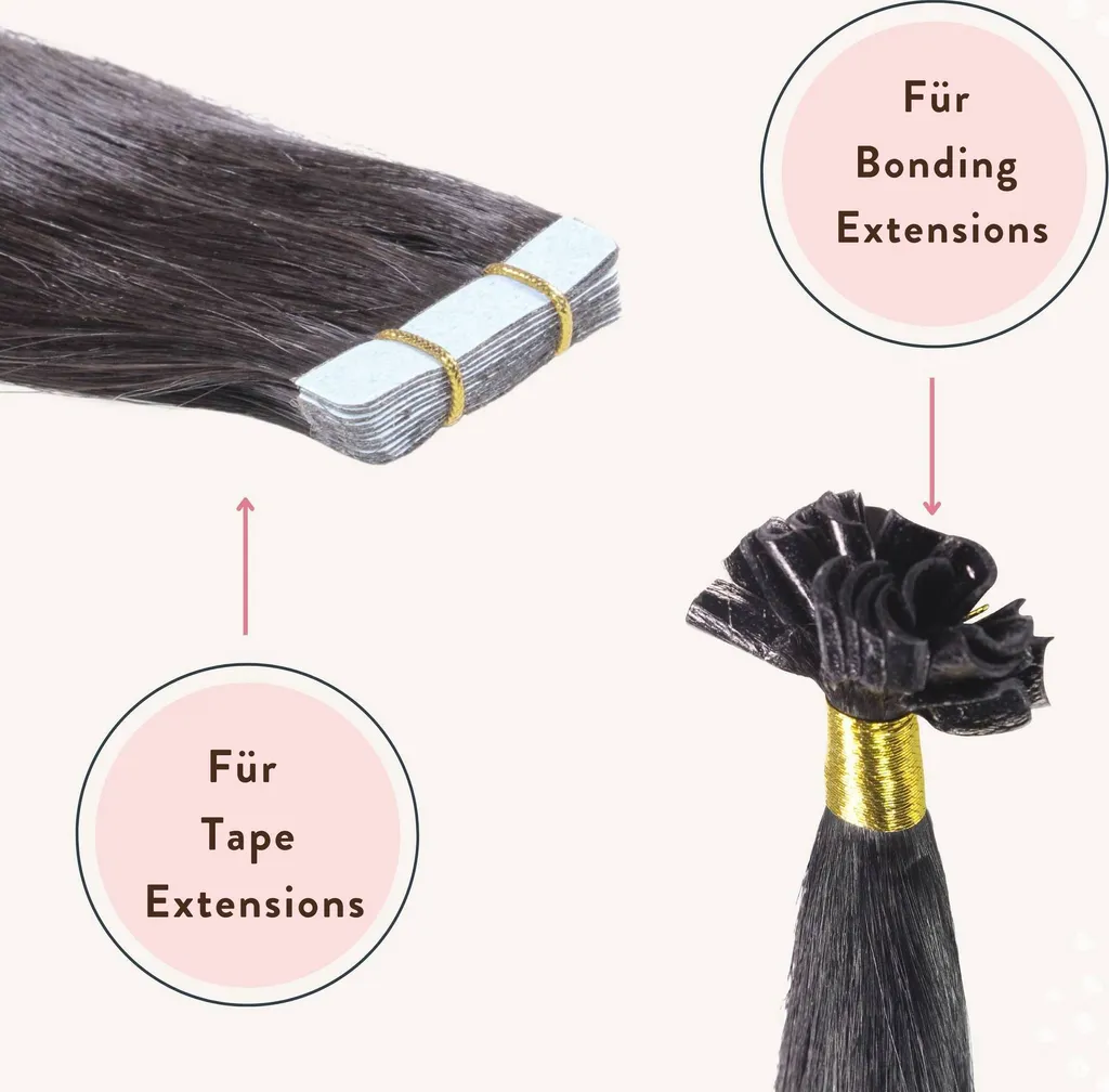 Kit Retrait Extensions Cheveux avec Solvant Liquide et Pince de Dépose - 9