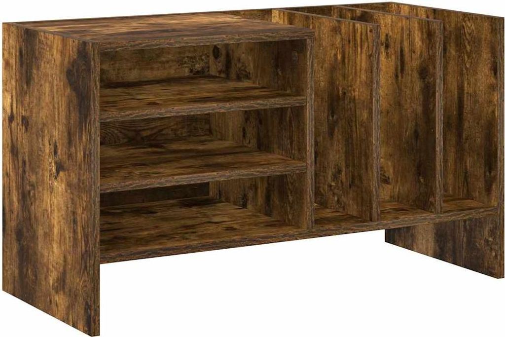 Schallplattenschrank Geräucherte Eiche 78,5 x 35 x 45 cm