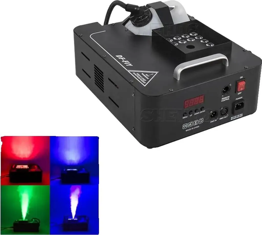 Machine à fumée 500W haute performance, télécommande sans fil et EU