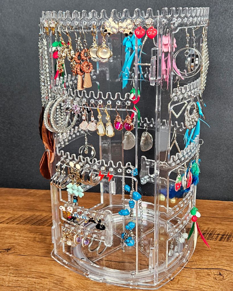 Acryl Ohrringständer Halter Tisch-Vitrine Schmuckständer Produktbild 