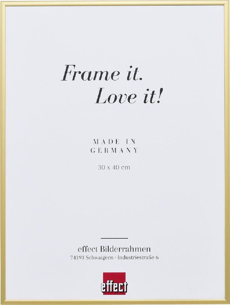 Effect cadre Foto Aluminium Quadro 27x48 cm oder verre antireflet