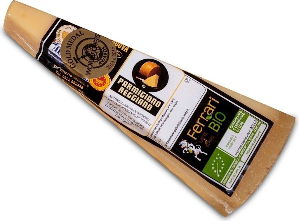 BIO-PARMESANKÄSE 200 g - PARMIGIANO REGGIANO (FERRARI)