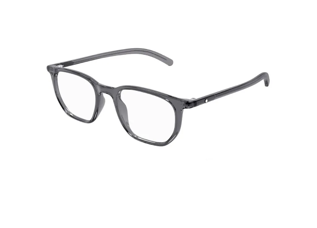 Montblanc MB0349O 003 Monture de Lunettes en Fibre de Verre Grise