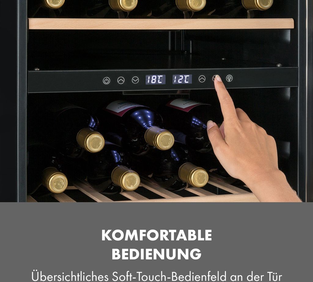 Klarstein Weinkühlschrank, Getränkekühlschrank Schmal, Produktbild 6
