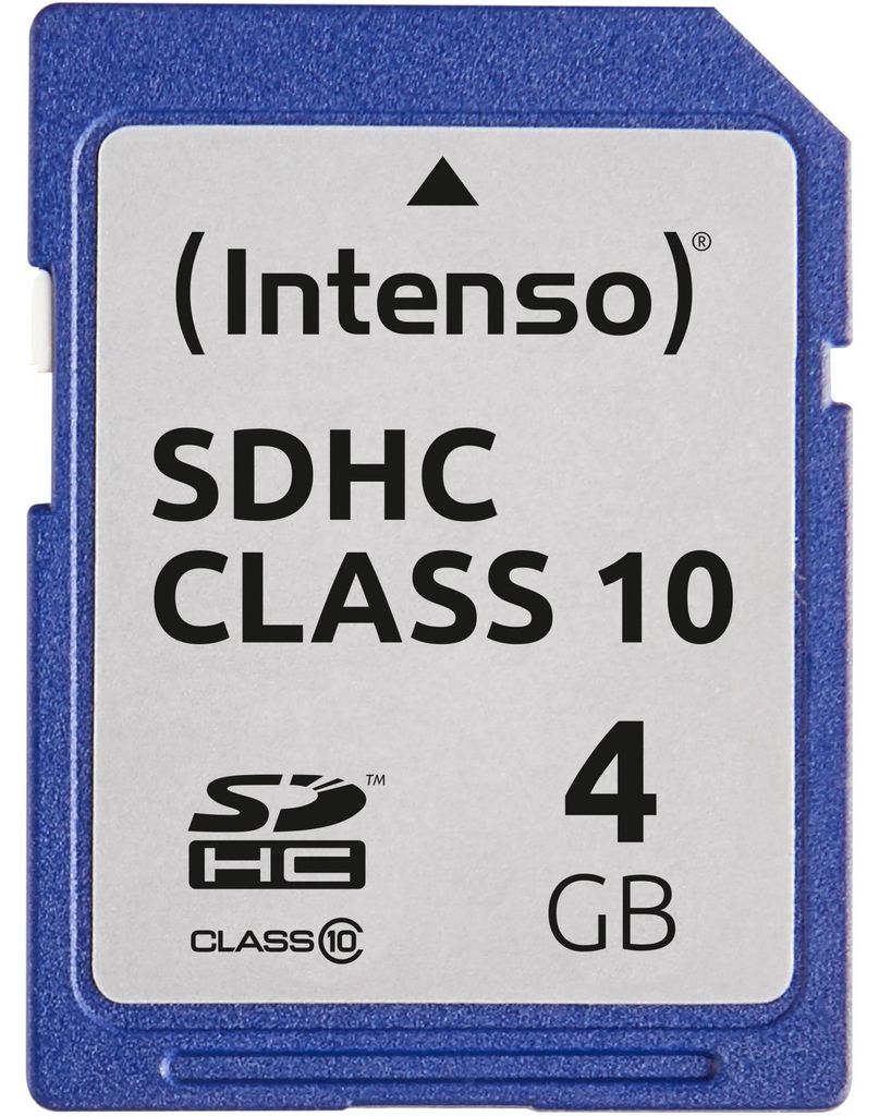 Intenso 4GB SDHC Class 10 Secure Digital Card Produktbild 