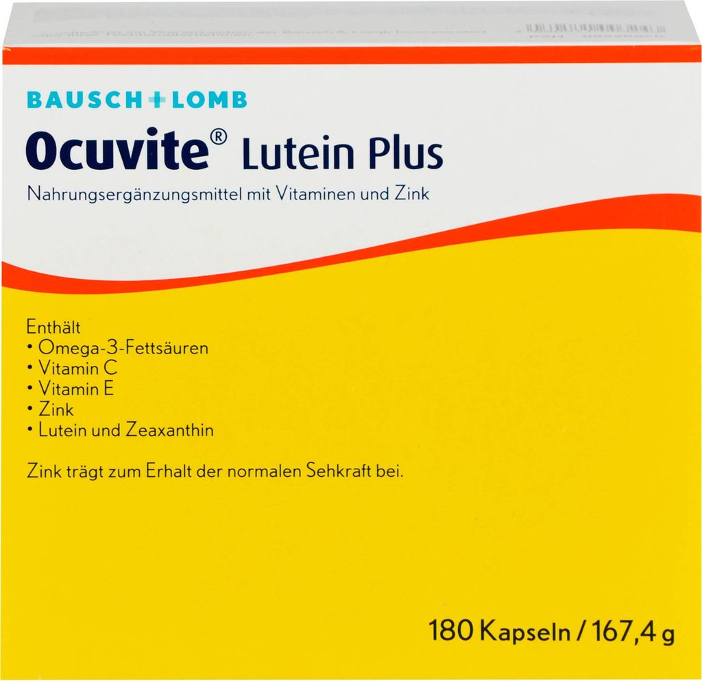 Ocuvite Lutein Plus Capsule, 180 capsule Immagine del prodotto 