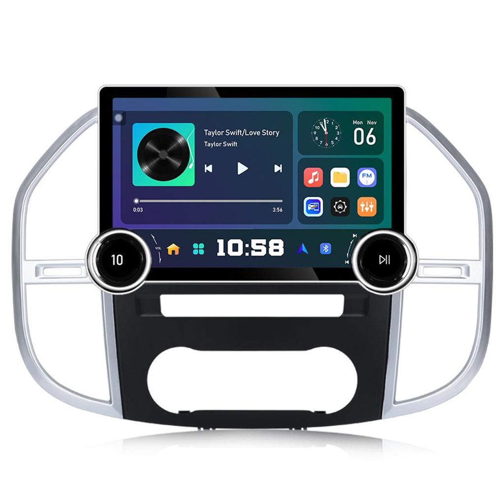 2+64G 11.5" Android 13 Autoradio GPS Navi Carplay Für Mercedes Vito W447 2016-2022 WIFI BT SWC DAB+ USB