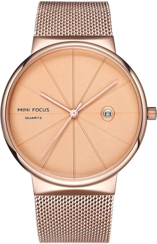 Montre-bracelet Femme Or Rose Mini Focus Rachel au Design Moderne