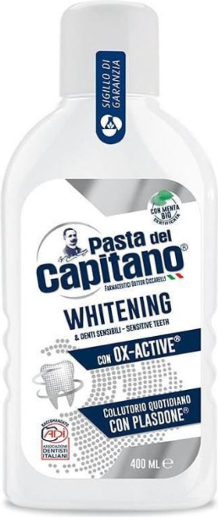 Collutorio sbiancante 400 - Pasta del Capitano Immagine del prodotto 