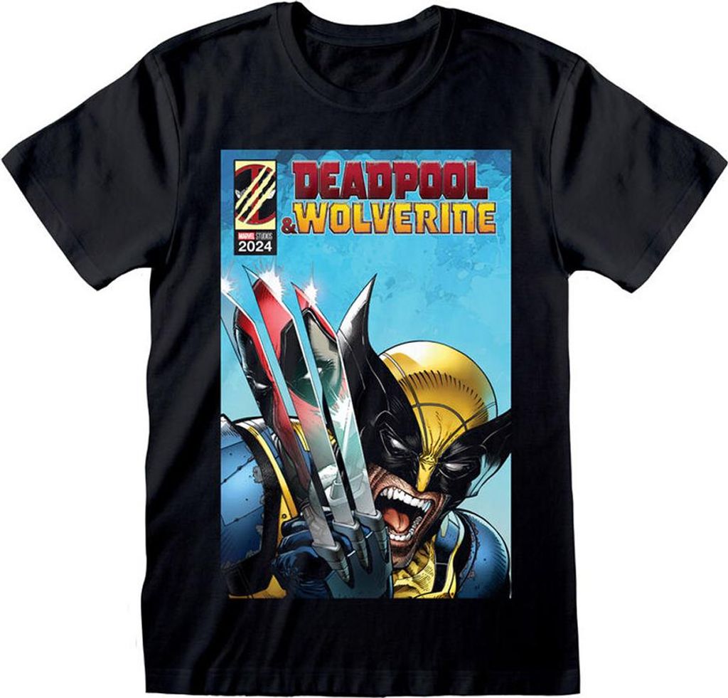 Deadpool 3 - Wolverine Reflection - Black T-Shirt - Größe S