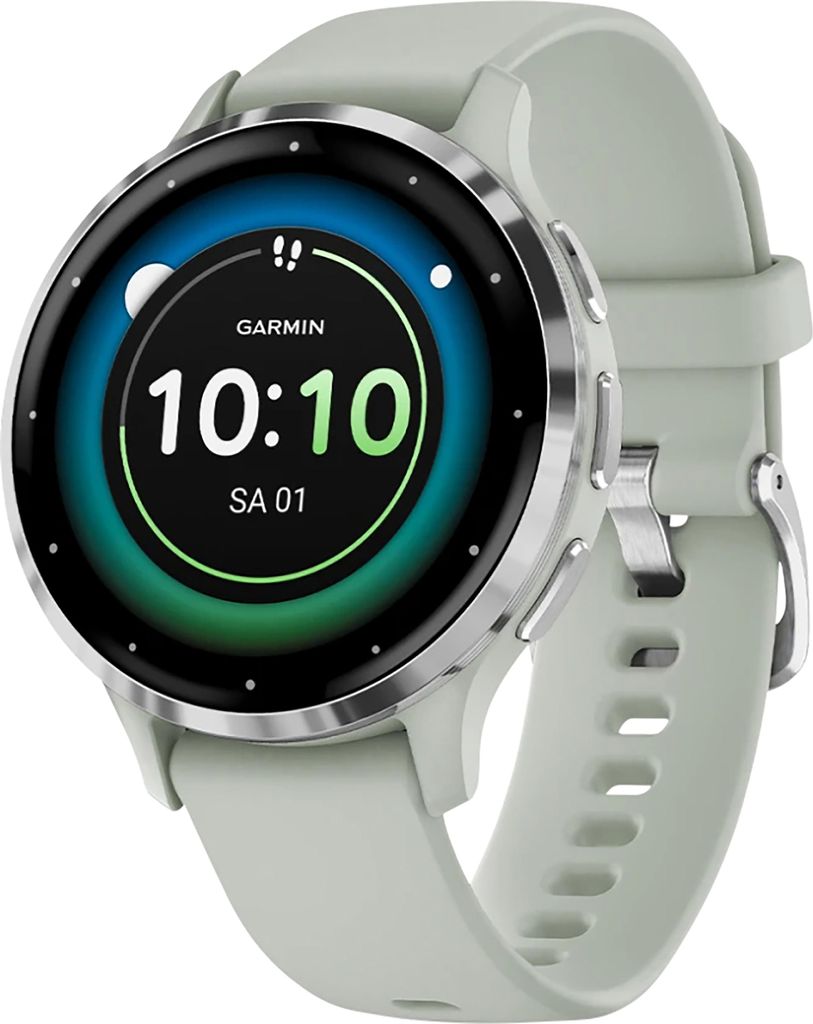 GARMIN Venu 3S Smartwatch salbeigrau, silber Produktbild 