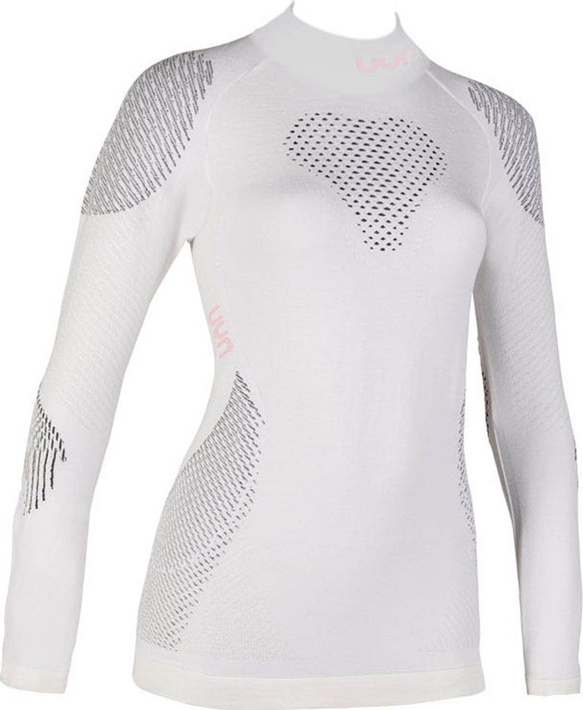 UYN Langarm Fahrrad-Shirt - FUSYON MERINO LADY - Grau/Weiß L-XL