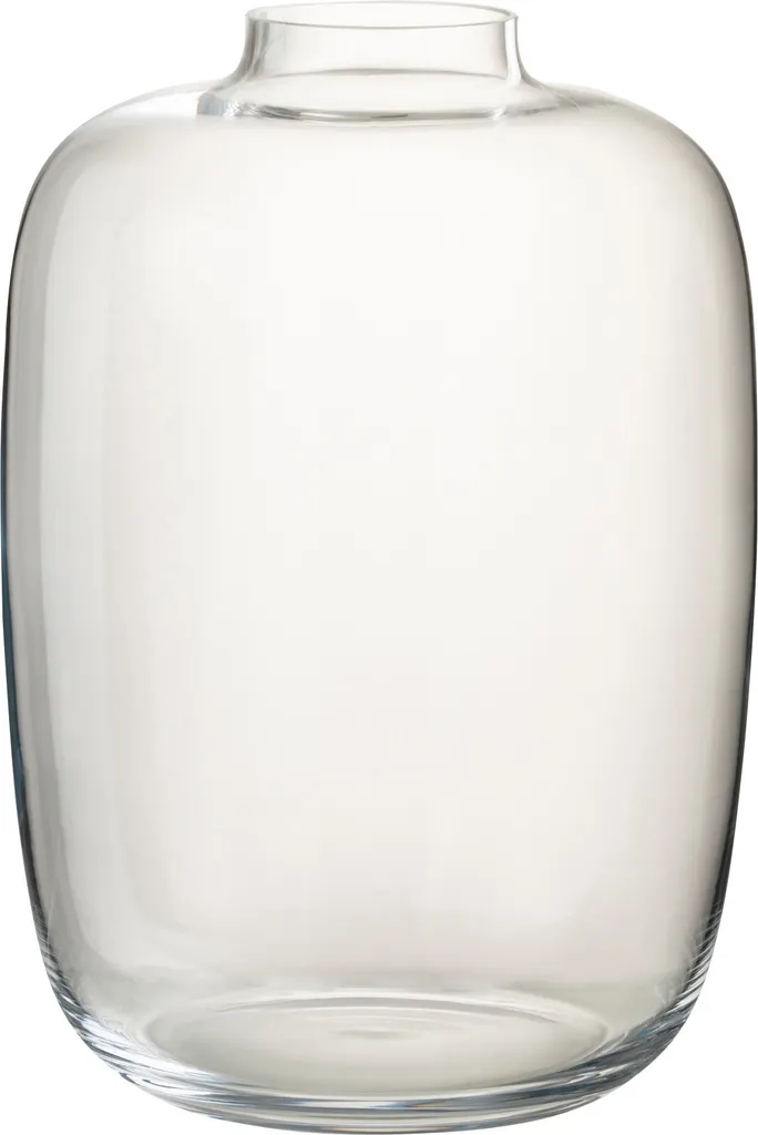 Petit Vase Cleo J-Line en Verre Cristallin - Finition Transparente 15cm