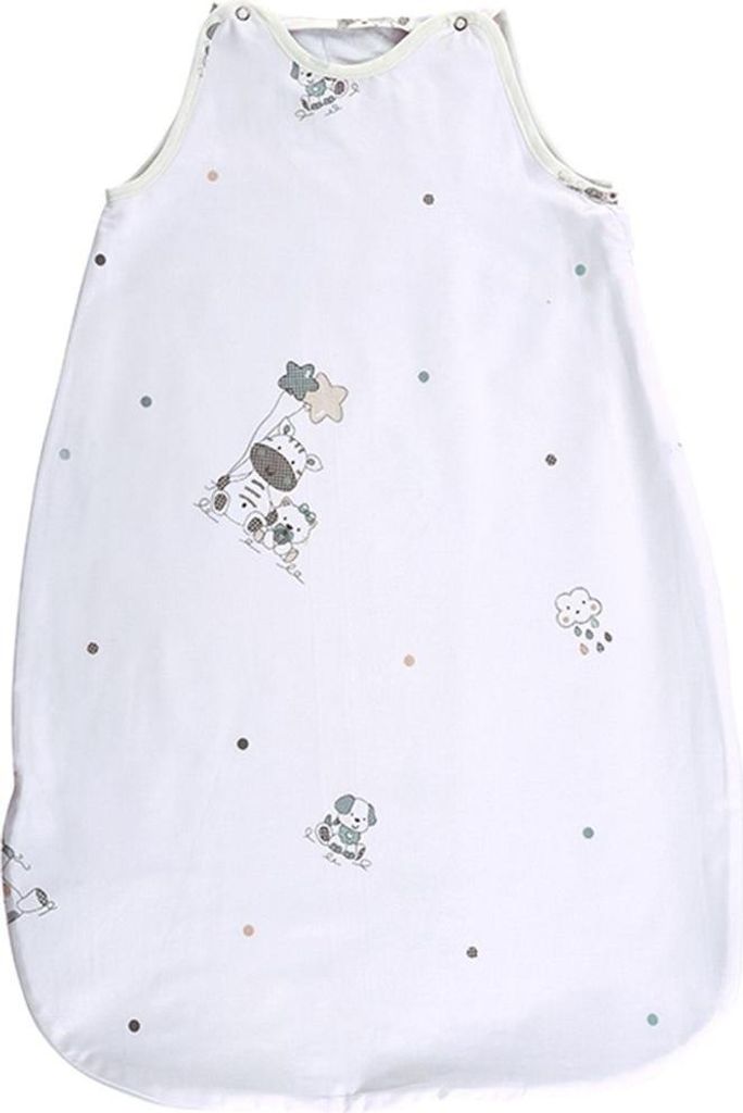 Lorelli Baby Winterschlafsack 85 cm 100% Baumwolle, 2,5 TOG, Mae 80 x 45 x 3 cm wei grn