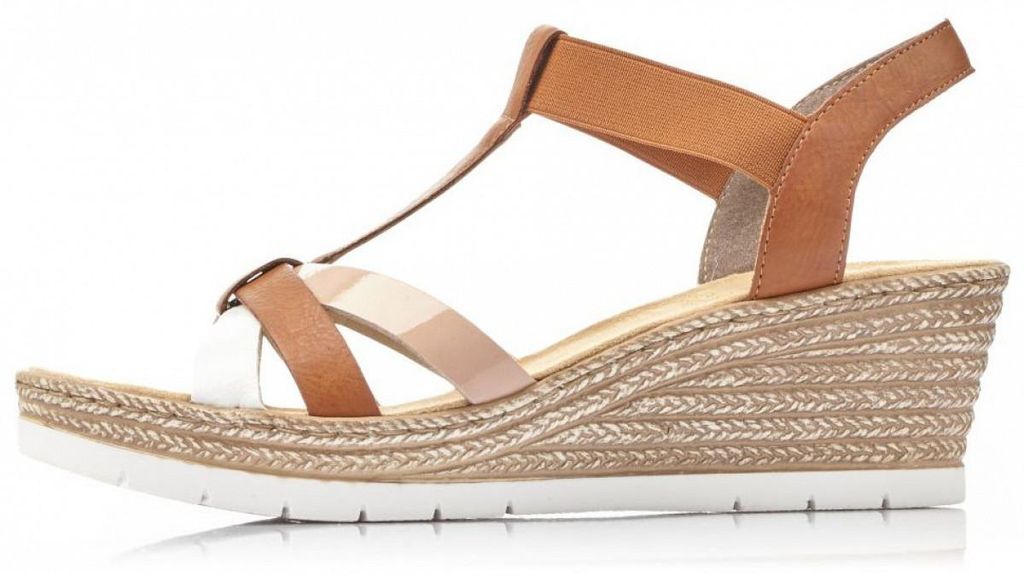 Sandales Rieker pour femmes, couleur marron Image du produit 