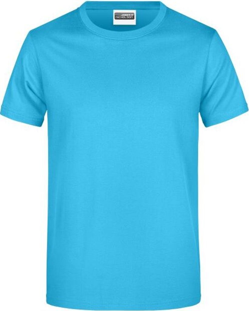 Promo-T Man 180 Klassisches T-Shirt turquoise, Gr. XL