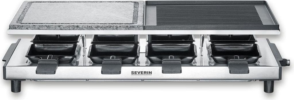 Raclette Grill-Platte Naturgrillstein SEVERIN RG 2373 mit 8 Produktbild
