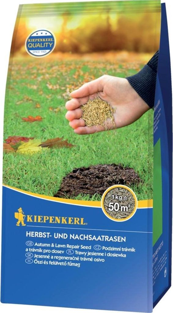 Kiepenkerl Herbst- und Nachsaatrasen 1 kg Produktbild 