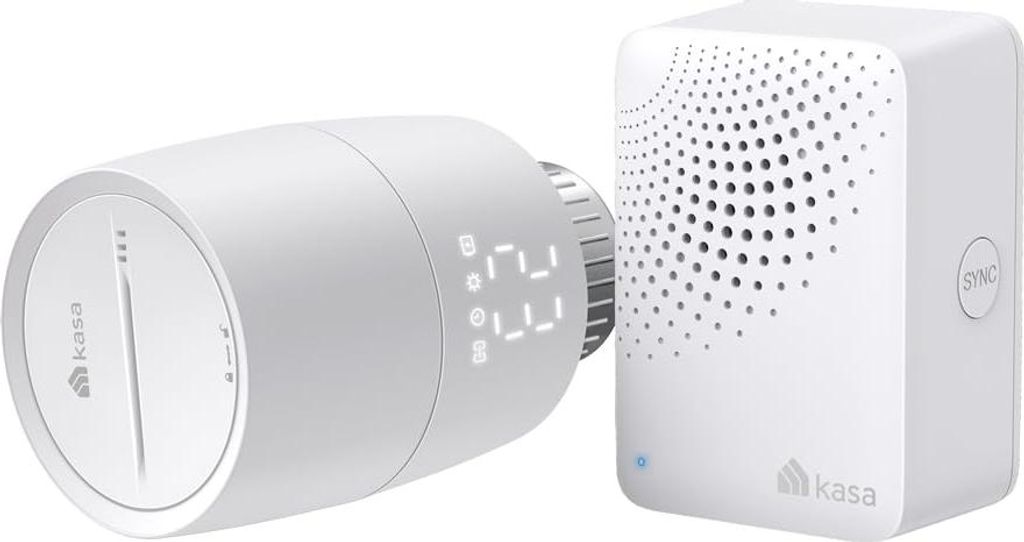 Kasa Smart KE100 KIT, Weiß, Polycarbonat, Drehregler, 0 - Produktbild 