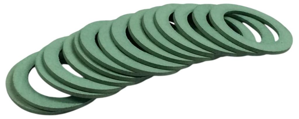 10 joints plats AFM, 2 mm, 3/4 de pouce Image du produit 