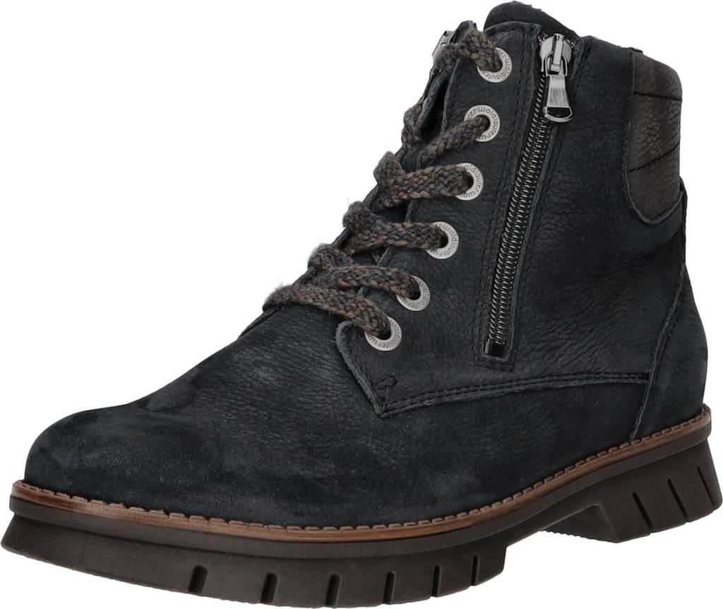 Waldläufer H-Xara Schnürstiefel Blau in Gr. 38