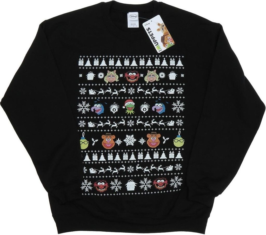 Disney - "The Muppets" Sweatshirt für Herren BI2991 (XL) (Schwarz)