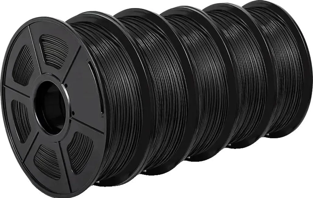 Recharge filament PLA noir pour imprimante 3D écologique et durable