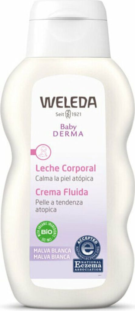 Leche corporal para bebés con piel sensible, marca Derma de Imagen del producto 
