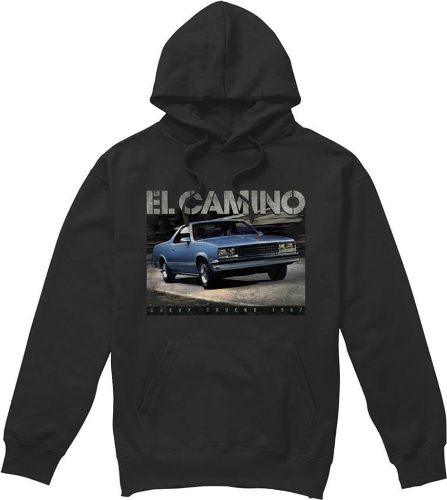 Chevrolet - "El Camino Truck 87" Kapuzenpullover für Herren/Damen Uni TV27807 (XL) (Schwarz)