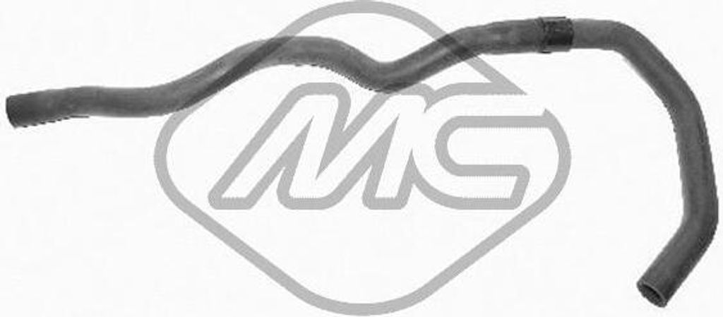 Metalcaucho Wärmetauscher-Schlauch Heizungsschlauch 08914 für RENAULT MEGANE I (BA0/1) 0,26kg 260g