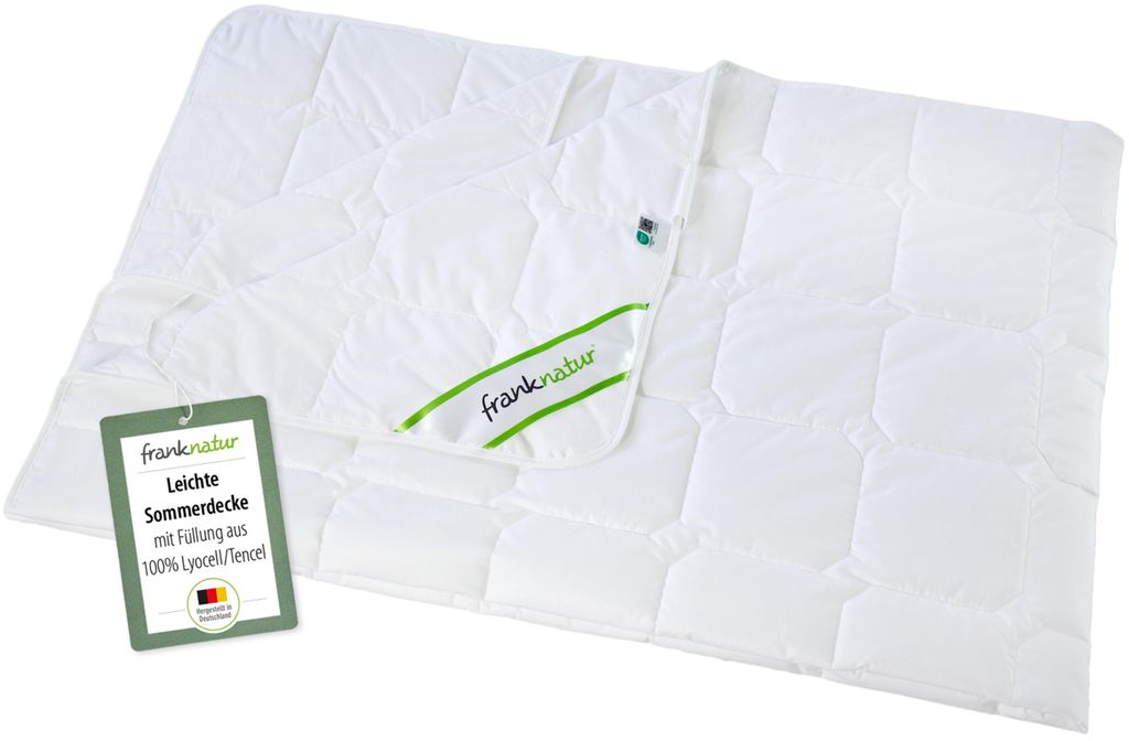 Sommerdecke 135x200 Lyocell Lyocell Bettdecke Baumwolle Produktbild 