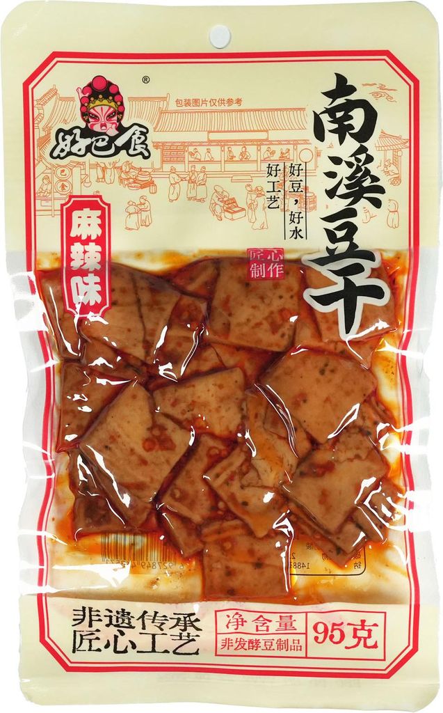Hao Ba Shi Tofu Snack scharf HOT Dou Gan 95g