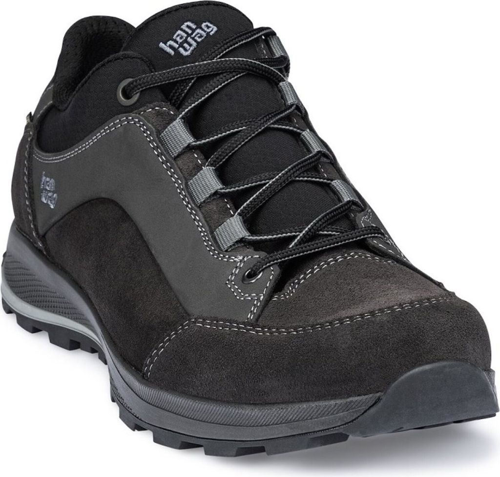 Hanwag Banks Low GTX Herren Wanderschuhe Trekkingschuhe schwarz NEU 46,5