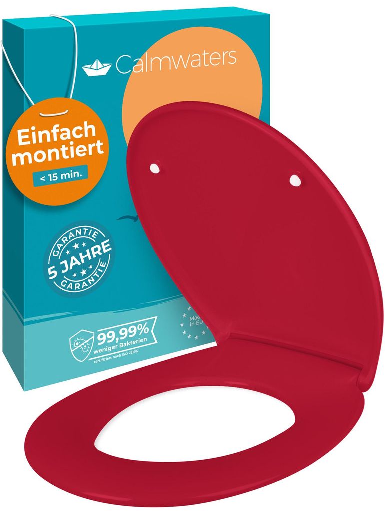 Calmwaters® Premium WC Sitz einfache Montage, Produktbild 