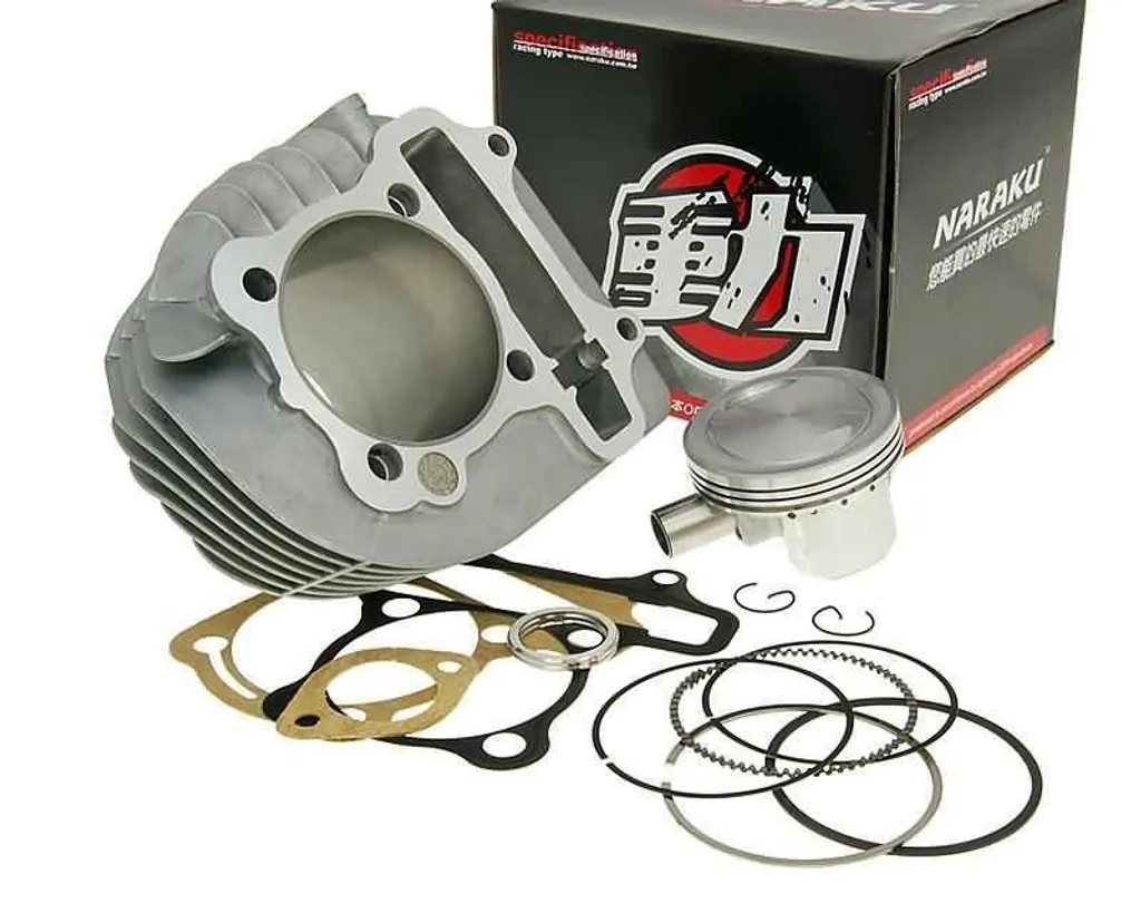 Kit Cylindre Naraku 180ccm 63mm pour Booster les Moteurs GY6 Kymco AC
