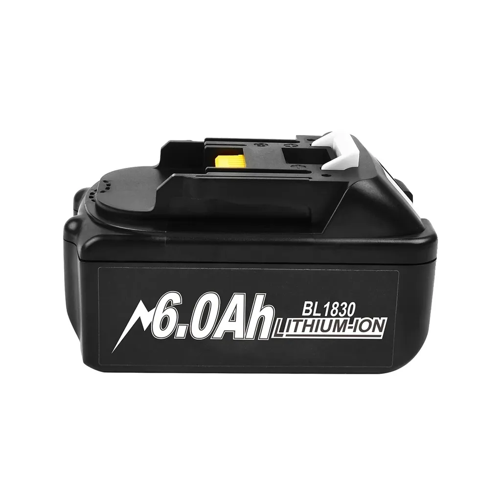 Batterie 18V 6.0Ah pour Outillage Makita avec Éclairage LED Intégré