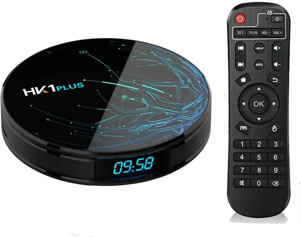 HK1 PLUS Android 16 Go TV Box - 4K WiFi UK Plug Offerta Esclusiva