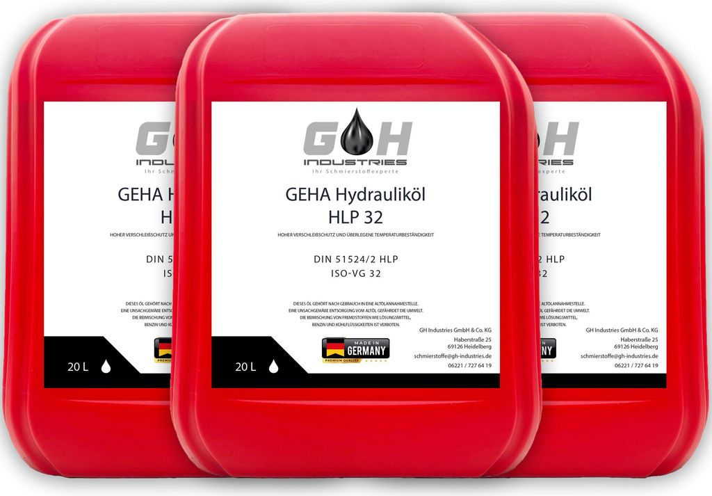 60 L Hydrauliköl HLP 32 ISO VG 32 nach DIN 51524 Teil 2 Produktbild 