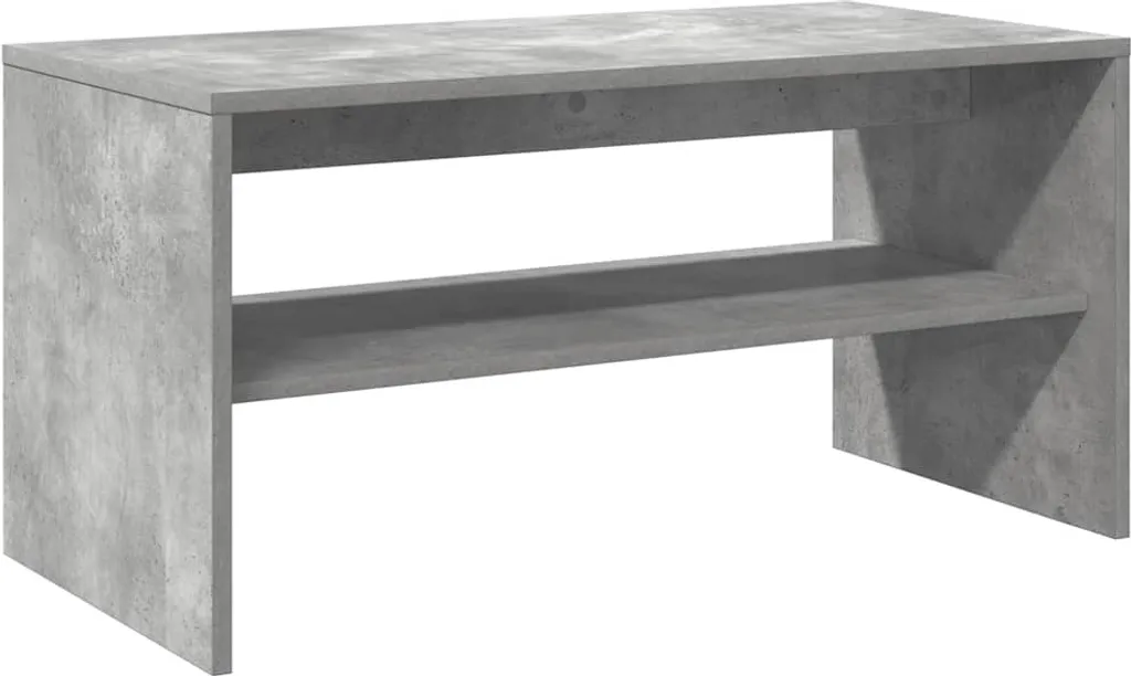 SYFAX Mobile TV 80x40x40 Legno Multistrato Grigio Cemento - Montaggio Facile