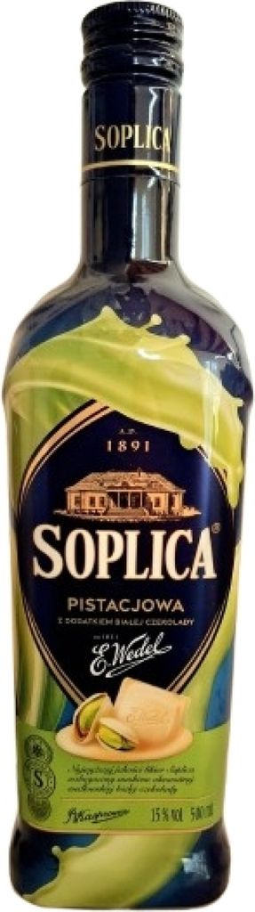 Soplica Wedel Pistazie mit weißer Schokolade 0,5L 15% / Produktbild 