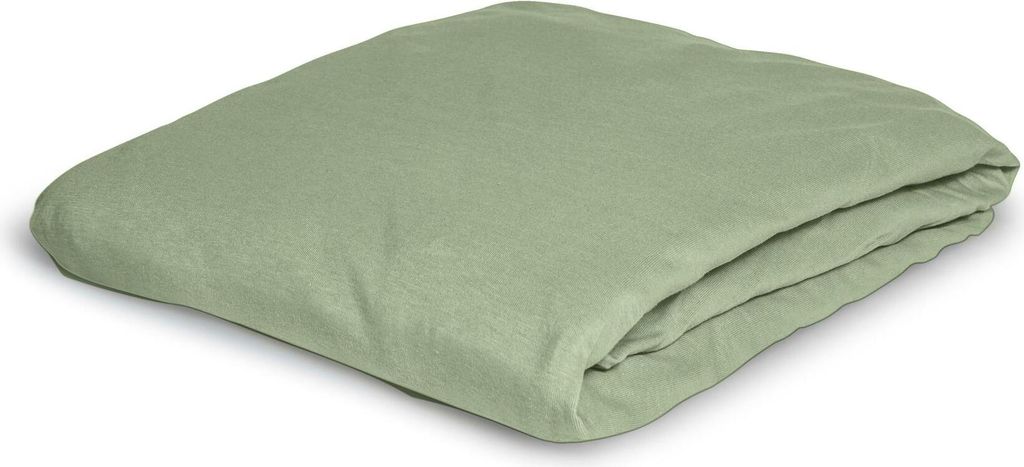 Irisette Kuschel-Jersey Spannbetttuch Vesuv 0012 Farbe salbei-31 Größe 150x200 cm