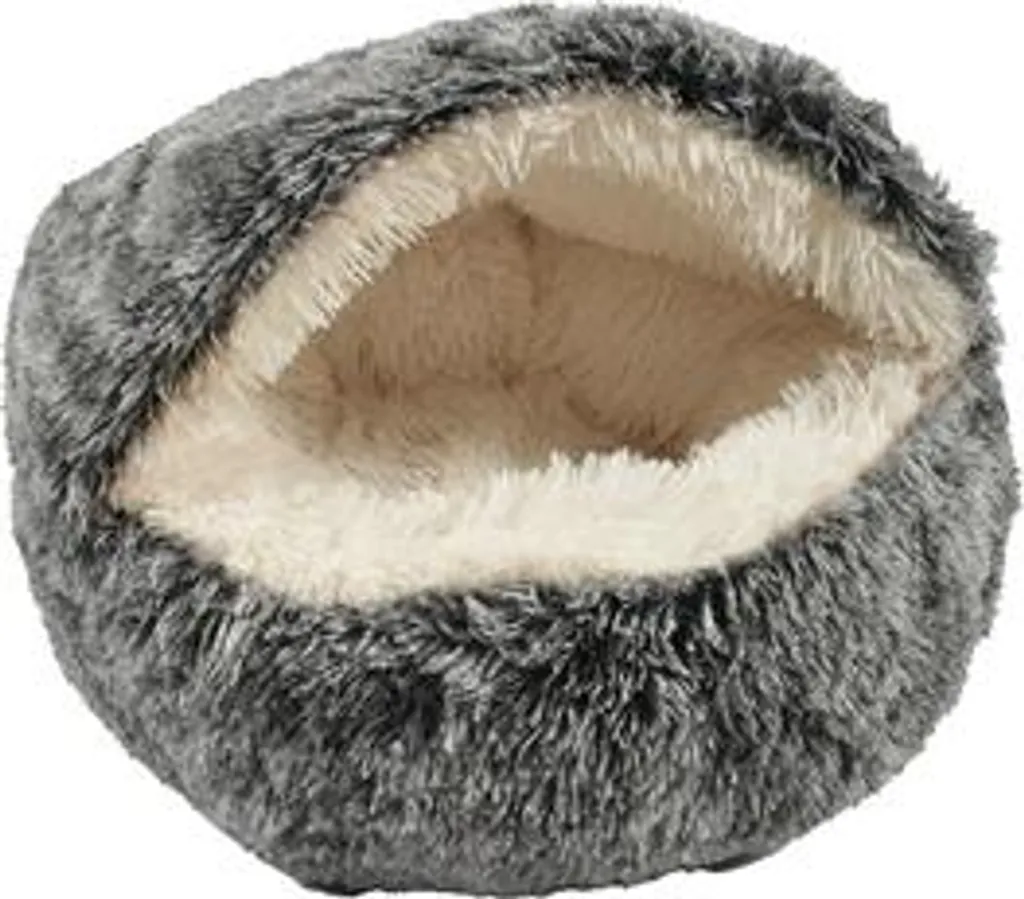 Panier pour chat Croci Igloo bicolore moelleux - Style moderne 40cm
