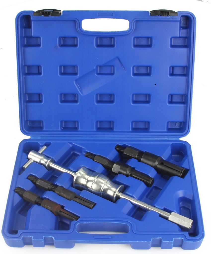 LUXTOM | Radlager Abzieher Set, 5tlg, 10-32mm, Kugellager Abzieher, Entferner Schiebehammer Innenbausatz, Lagerabzieher, Innenlager Abzieher Set