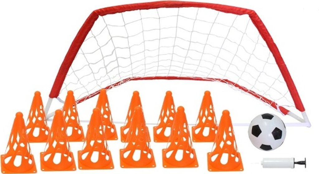Bramka MASTER 122 x 61 x 61 cm z akcesoriami treningowymi Zdjęcie produktu 