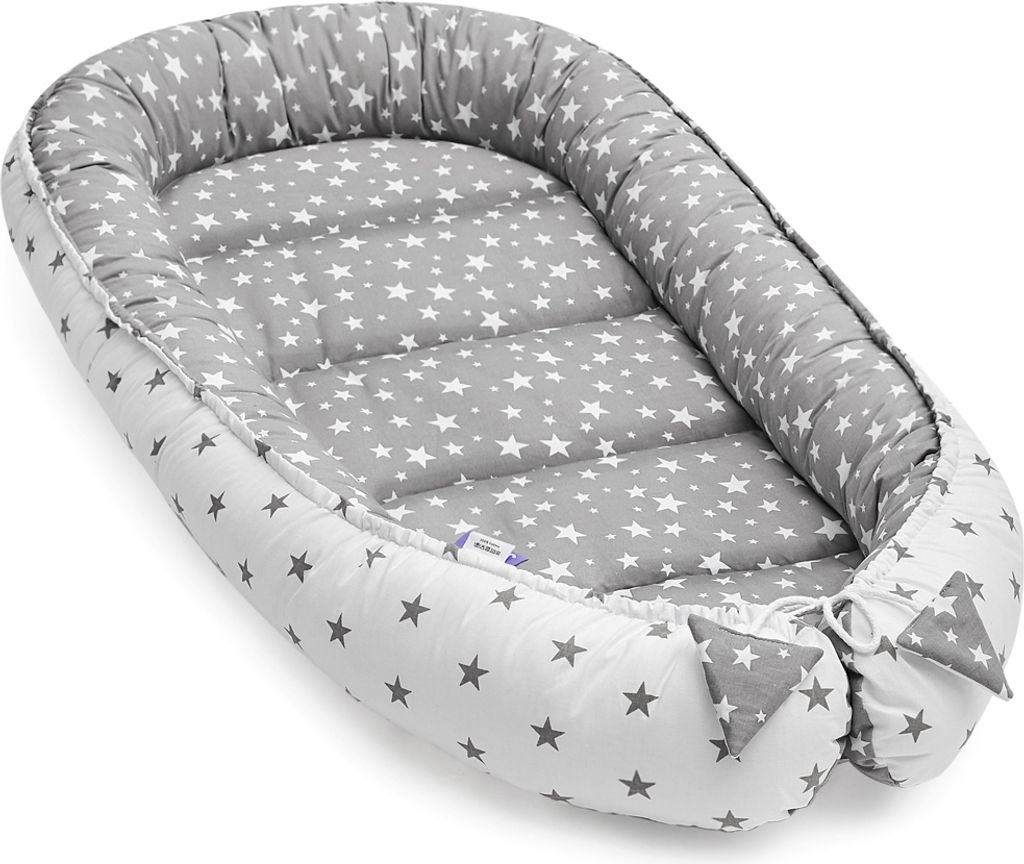 JUKKI® BabyNestchen XXL 120x65cm bis zu 18 Monaten  2seitig Produktbild 3