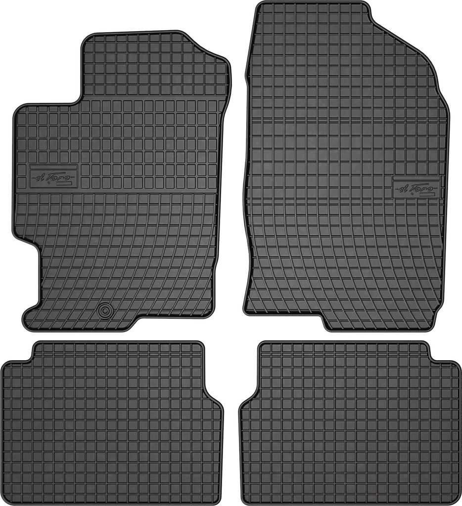 OMAC Gummi Fußmatten für Mazda 6 2002-2007 Automatten Gummi Schwarz 4tlg