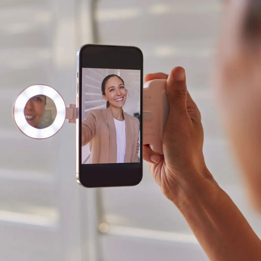 Éclairage pour Visioconférence SnapLight Midnight - Fixation Aimant